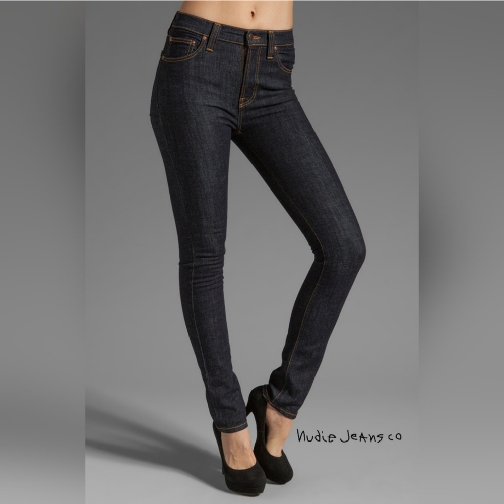 NEW NUDIE Jeans High Kai Organic Recycled Cotton W26